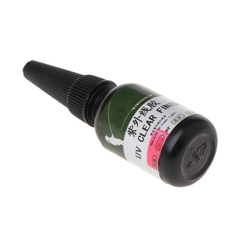 Instant Dry Cure UV Glue Fly Fishing Thick Flow Flies Binding Clear Finish Effective DIN889