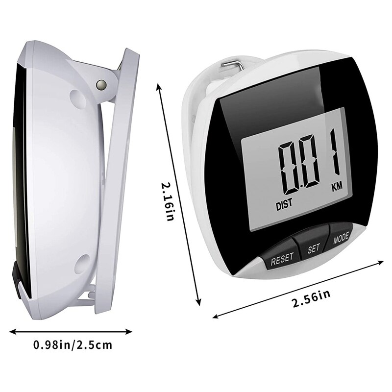 Best Pedometer, Simply Operation Walking Running Pedometer with Calories Burned and Steps Counting