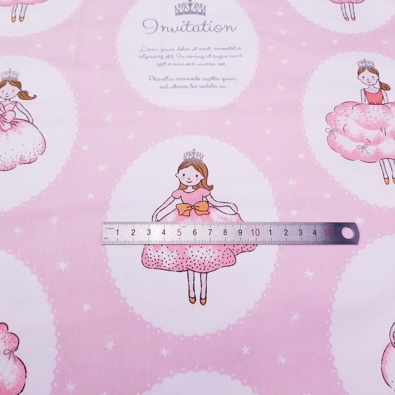 Gedruckt Mädchen freundlicher baumwolle Stoff Baby Baumwolle Patchwork Tuch für DIY NäHenne Quilten Fett Viertel Material Für Baby &Ampere; Art: Mädchen / 50x40cm