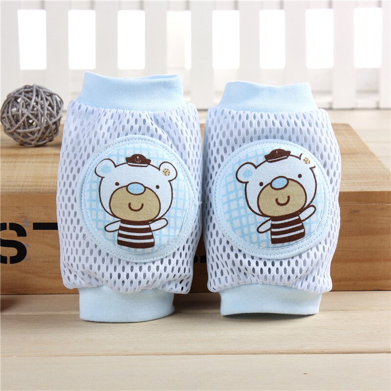 Kids Girls Boys Crawling Elbow Toddlers Baby Knee Pads Protector Safety Mesh Kneepad Leg Warmer Children Cushion Legging Infants