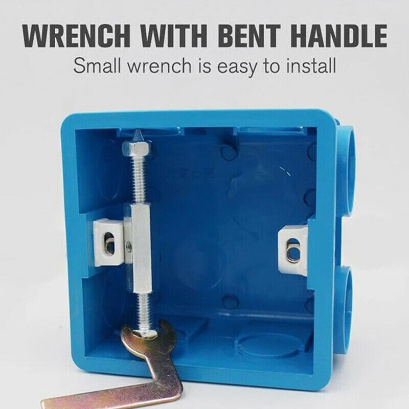 Tornillos de Cassette de enchufe de interruptor, soporte de barra de montaje en pared, reparación de caja, herramienta de accesorios eléctricos fijos