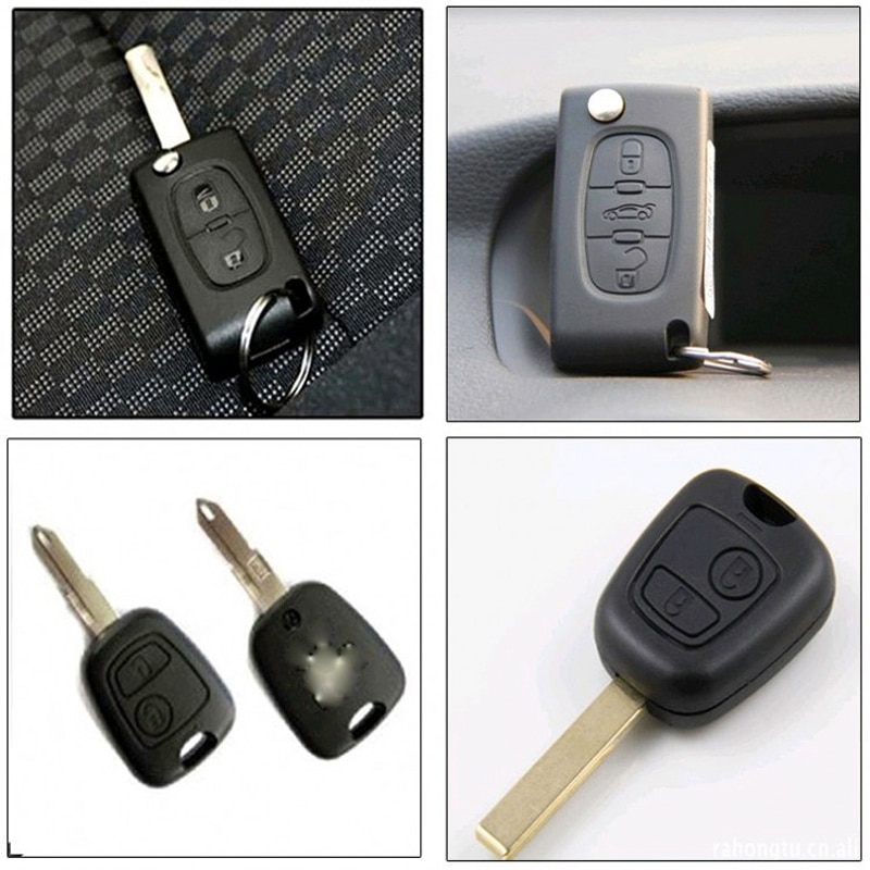 Auto 3 Tasten kippen Fernbedienung Schlüssel Hülse Schlüssel Fall CE0536 für PEUGEOT 207 206 307 308 407 408 508 für CITROEN C1 C2 C3 C4 C5 Picasso