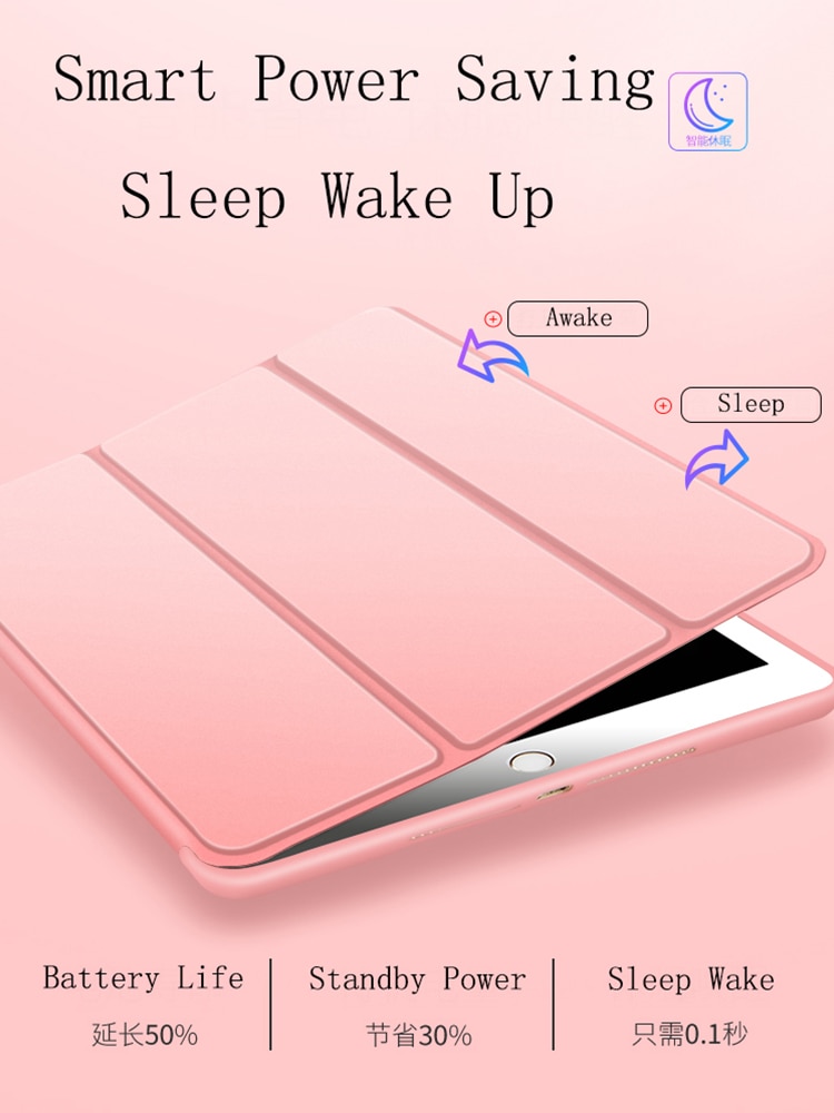 Samsung Galaxy Tab E 9.6 9.6'' tablet case Flip PU Leather Smart wake sleep Trifold coque with stand for SM-T560 T561 Funda