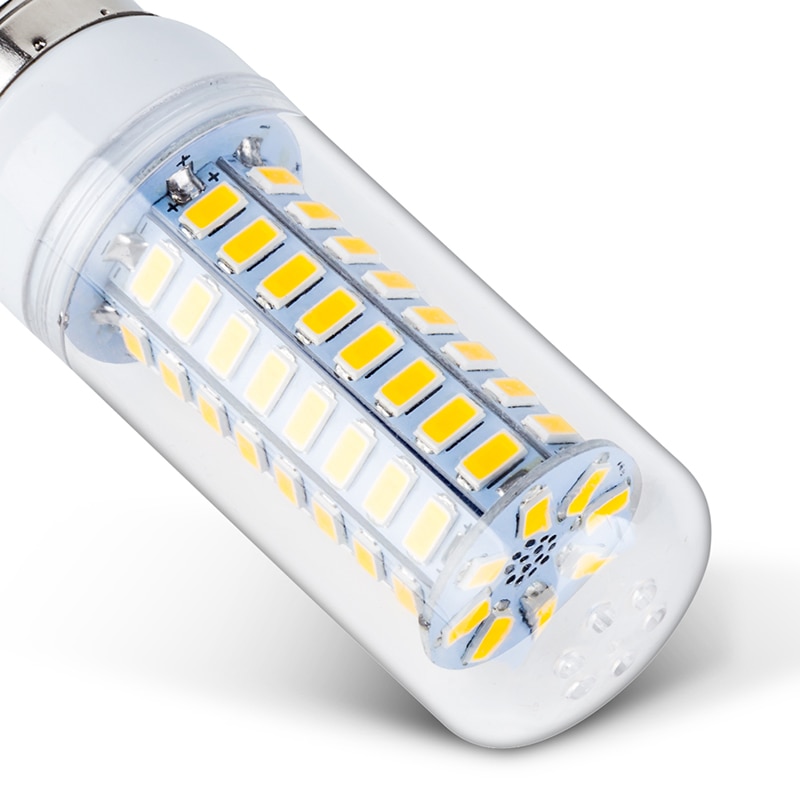 1PC E27 E14 7W 9W 12W 15W 20W 25W 5730 SMD LED Corn Bulb Lamp Light Warm White