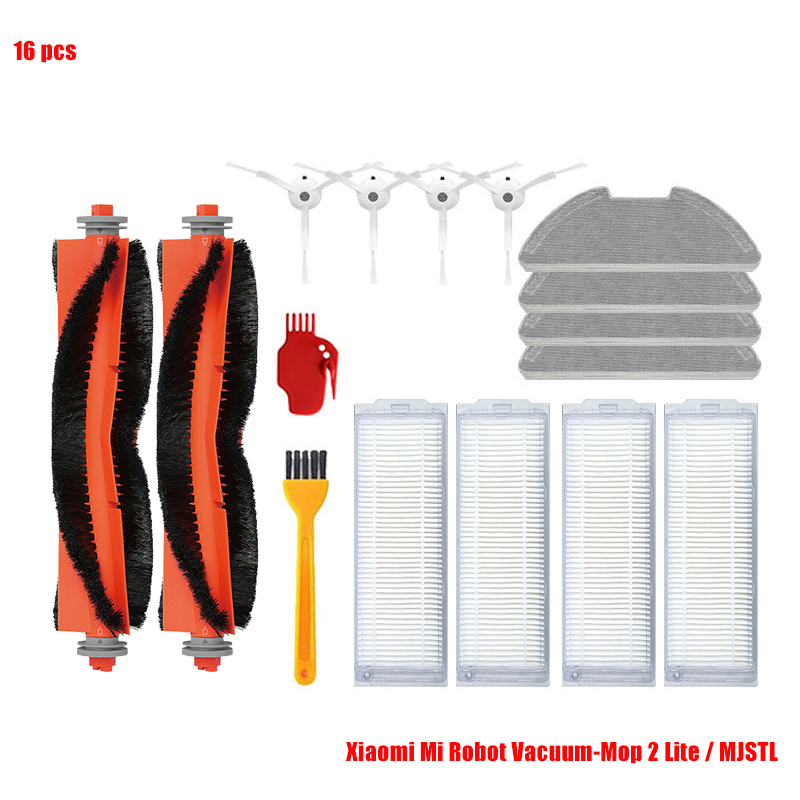 For XiaoMi Mi Robot Vacuum Mop 2 Lite / 2 Pro / MJSTL / MJST1SHW Main Side Brush Hepa Filter Mop Colth Spare Parts Accessories: Lavender