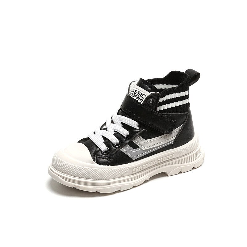 Meninos meninas estilo britânico martin botas 2022 outono crianças macio-sola botas de couro crianças botas curtas de volta à escola sapatos quentes