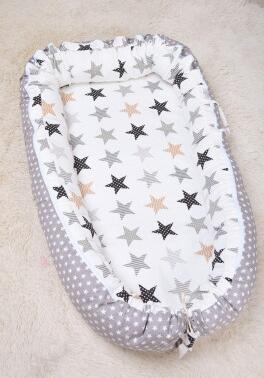 Baby bærbar seng krybbe sove isolation madras nyfødt baby print aftagelig vaskbar met ycz 038: F