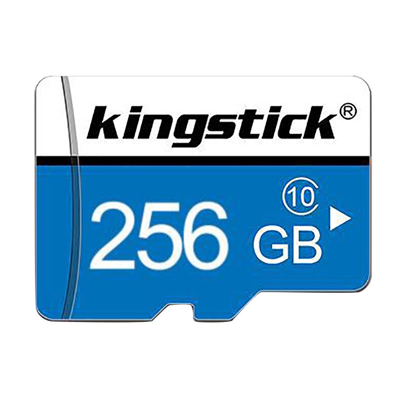 Kingstick MicroSD 256GB Memory Card Class10 TF Card Flash Memory Microsd Card with Adapter