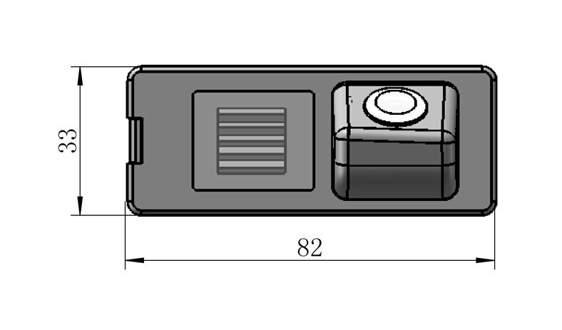 Trådløst bakkamera til renault megane 3 iii / diy let installation / backup kamera / hd ccd nattesyn