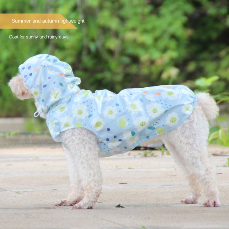 Hond Regen Jas Lichtgewicht Pet Regenjas Voor Kleine Honden Kleding Waterdicht Puppy Regenkleding Capuchon Outdoor Hond Producten