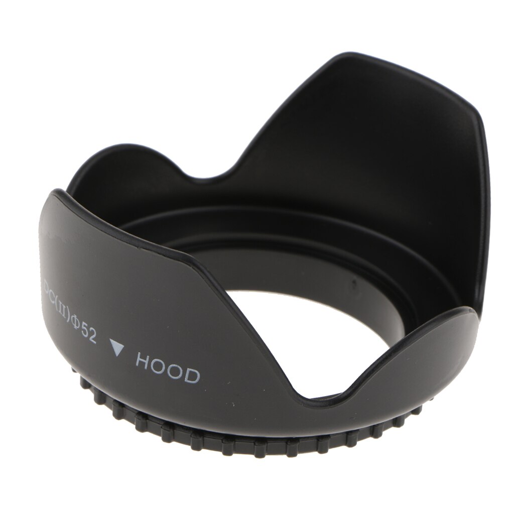 52 Mm Schroef Mount Omkeerbare Tulip Flower Crown Petal Vormige Camera Zonnekap