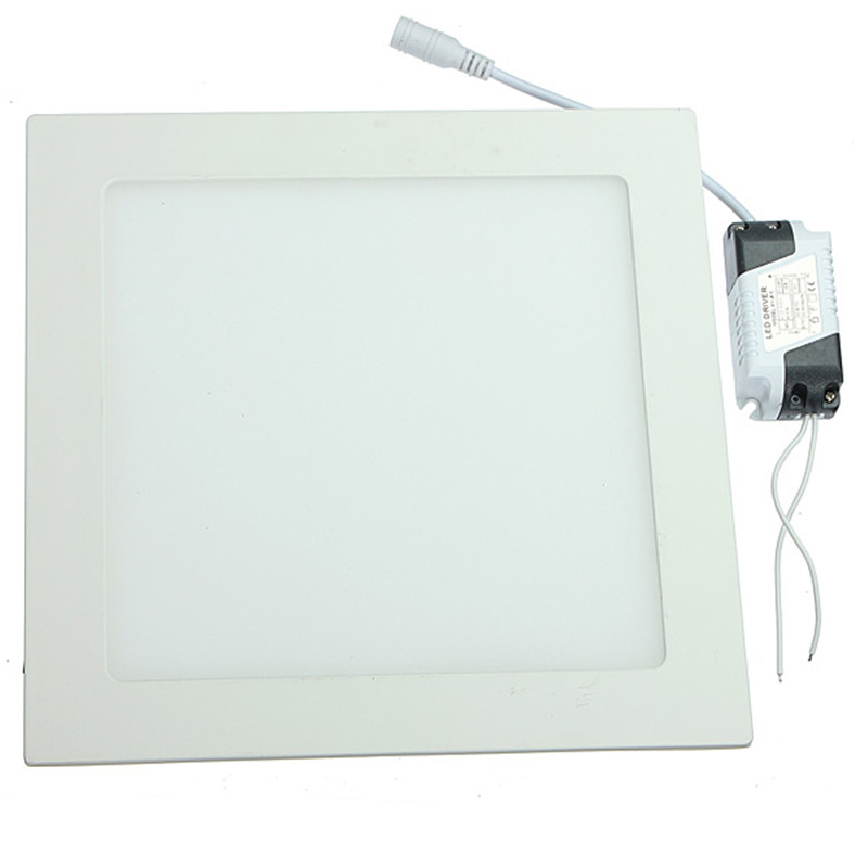 Panel LED ultrafino Downlight 3W 4W 6W 9W 12W15W 25W luz empotrable de techo LED cuadrada AC85-265V Panel LED lámparas regulables