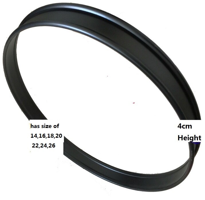 14 inch black hoop drum hoop for bass drum floor drum