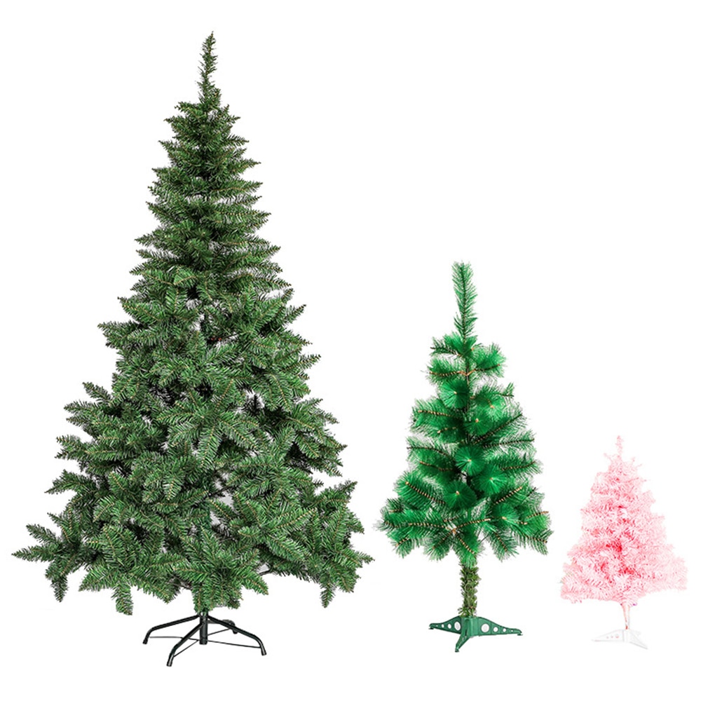 60/90/150/180cm kryptering grønt træ mini kunstigt juletræspynt juledekoration hjemindretning