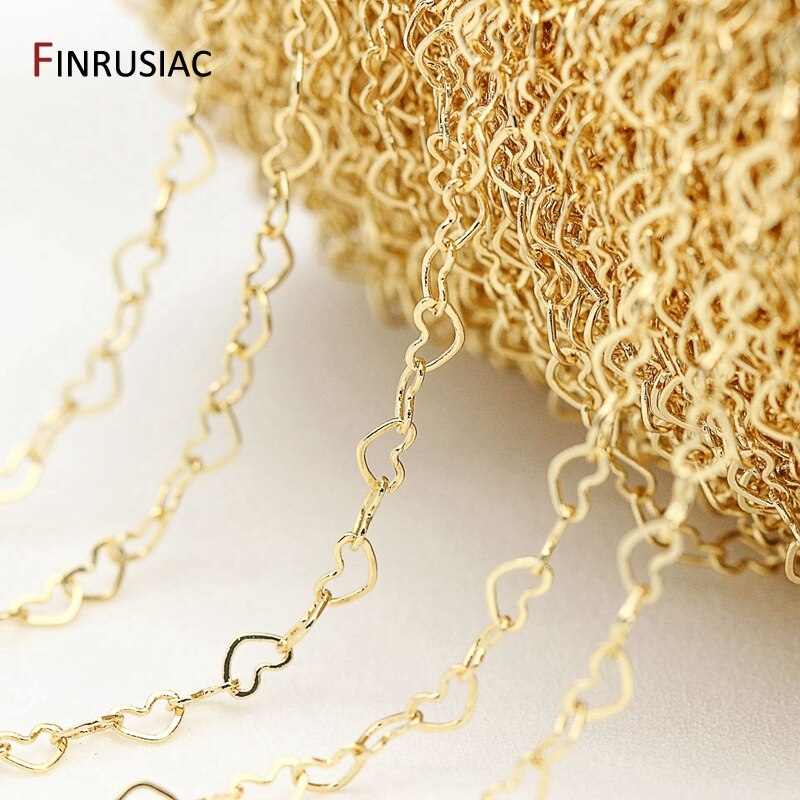 0.5m/1m Multi Types Chain For Jewelry Making Loose Chain Handmade DIY Bracelets Necklace Earrings Material: M / Khaki