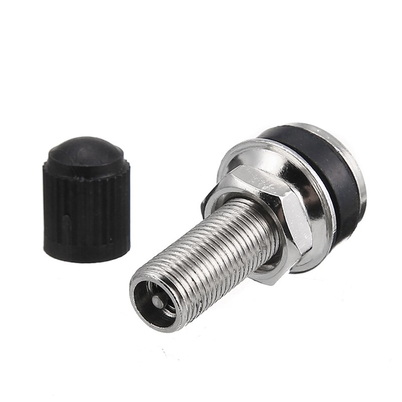 2pcs Metal Tyre Valve Bolt In Stem Tire Bolt In Stem 36 mm x14mm Universal Fit For Cars Motorcycles Bicycles