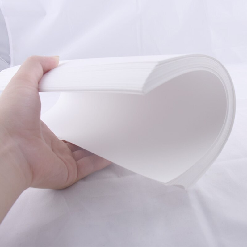 Papel Kraft blanco A4 de para niños, cartulina gruesa hecha a mano, Material cortado, 70-400GSM, 100 hojas