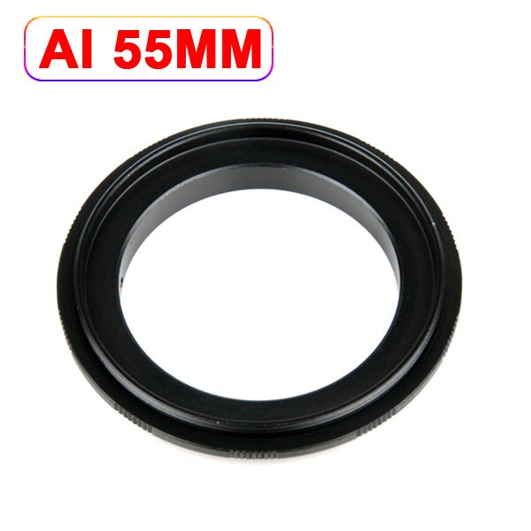 Aluminium AI-55mm AI-55 Mm Ai Naar 55 Mm Ai Naar 55 Mm Macro Reverse Lens Ring Adapter Ring Voor Nikon ai Mount