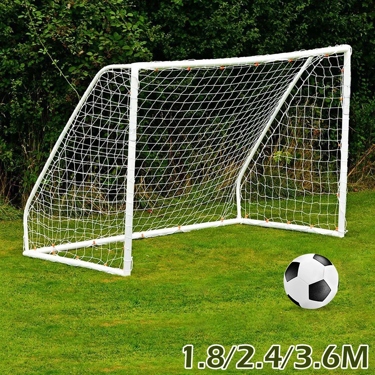 Full Size Football Net For Soccer Goal Post Junior Sports Training 1.8M X 1.2M ​2.4M X 1.8M ​​3.6M X 1.8M Football Net High Qual