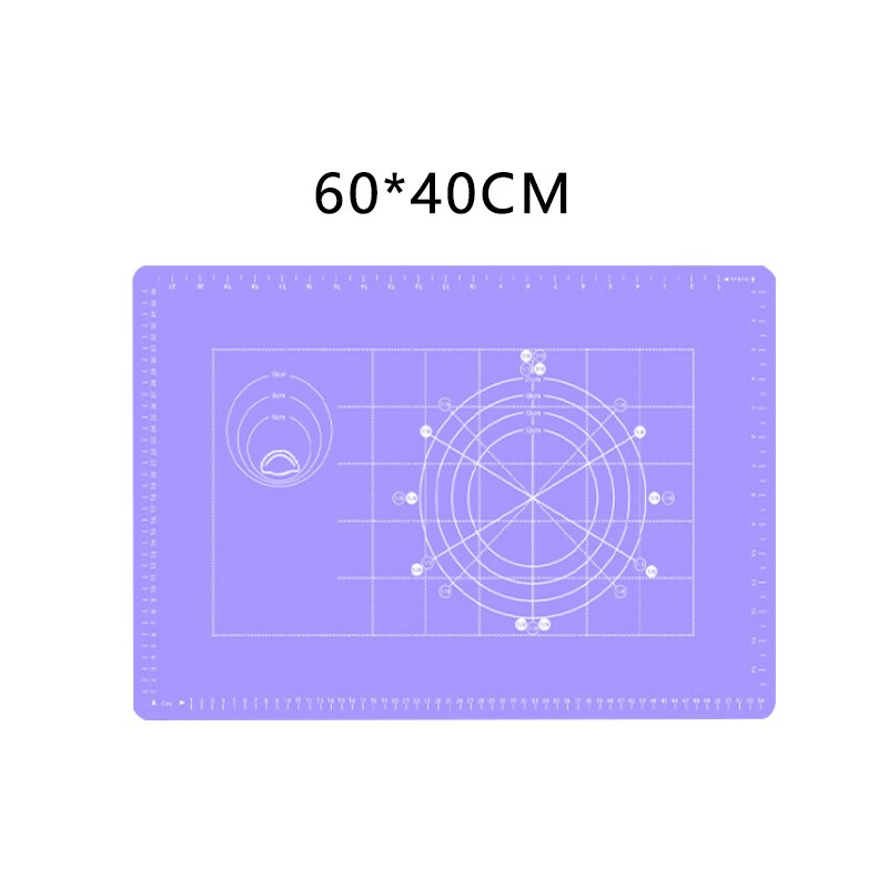 Vip Siliconen Bakken Mat Milieuvriendelijke Mat Voor Rolling Deeg Pad Grote Non-stick Oven Patisserie Bakken Accessoires Gereedschap