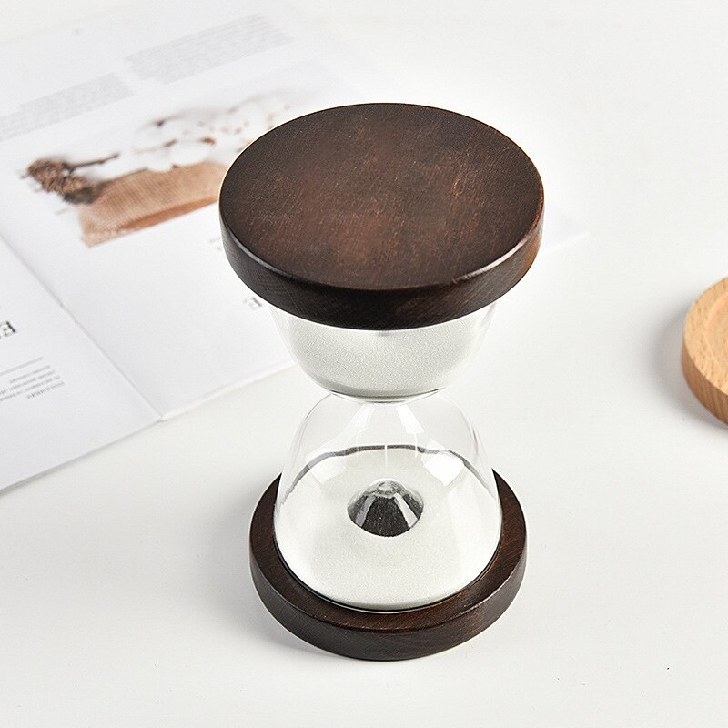 Sablier en bois et verre, 15 Minutes, horloge de sable, Style nordique, beau, , ornement de bureau, maison, pour enfants, minuterie de sable
