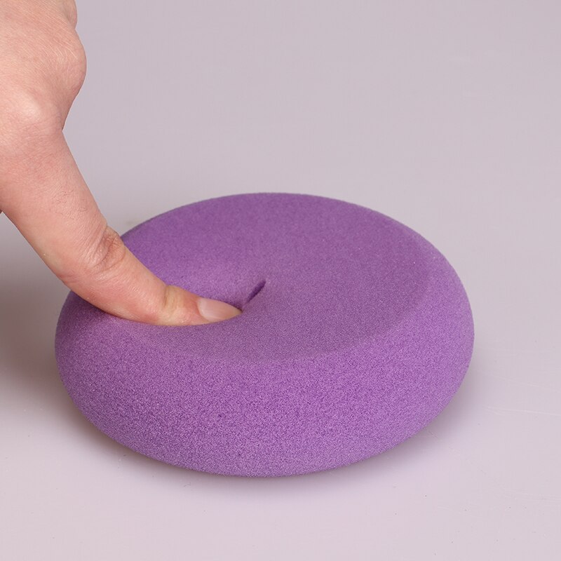 SPTA Hand Waxing Sponge 100mm Rubbing Compound Applicator Car Beauty Waxing Pad Auto Paint Care Polishing Sponge Pad