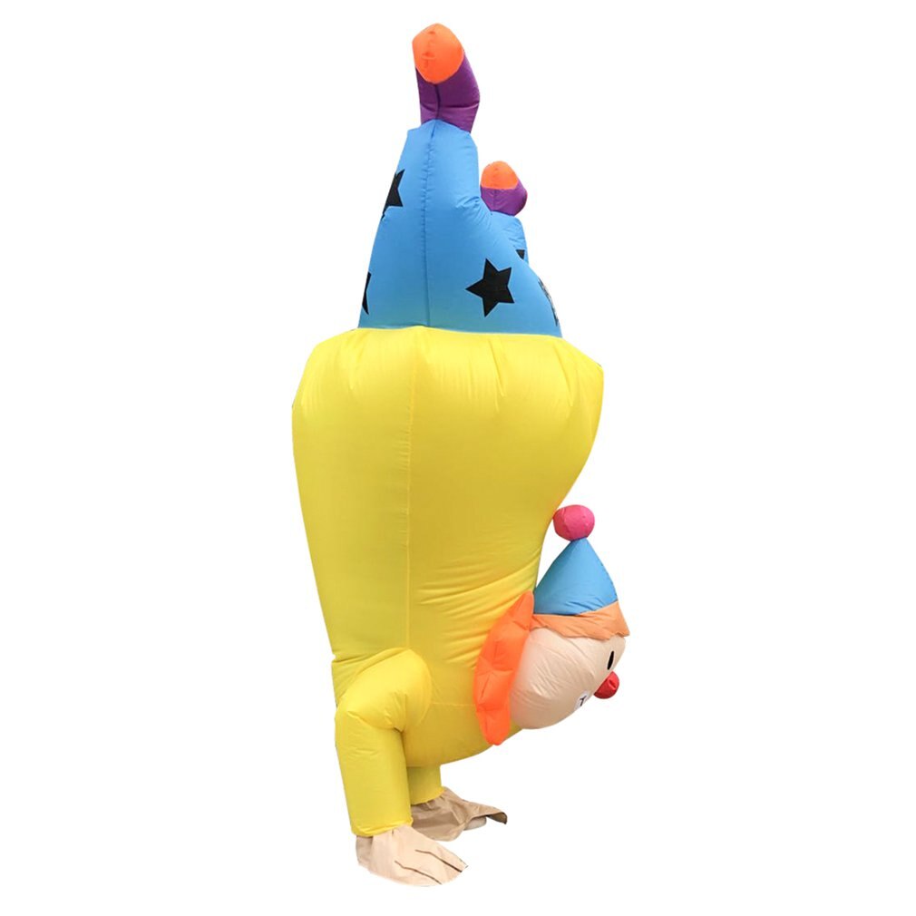 Handstand Clown Costume Christmas Halloween Party Inflatable Costumes For Adult Funny Stage Cosplay Clothes