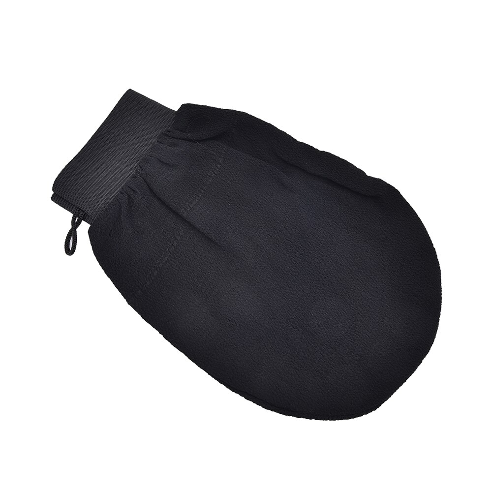 Hammam Shower Bath Scrub Glove Exfoliating Body Scrub Facial Tan Massage Mitt Removal Kessa Exfoliate Peeling Glove Towel: black