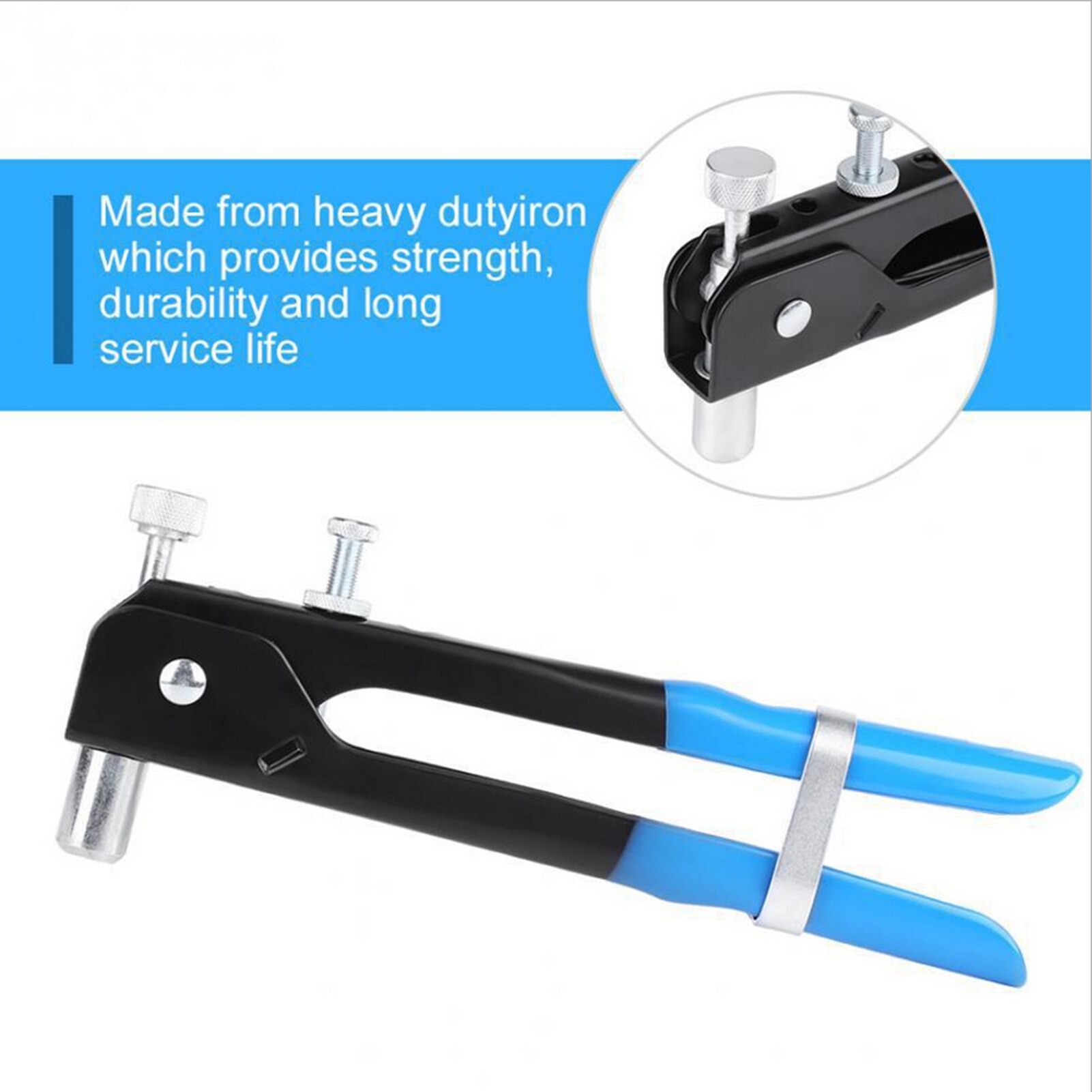 86Pcs Threaded Nut Riveter Insert Tool Riveter Rivnut Nutsert Kit nut rivet tool set One hand pull riveter kit