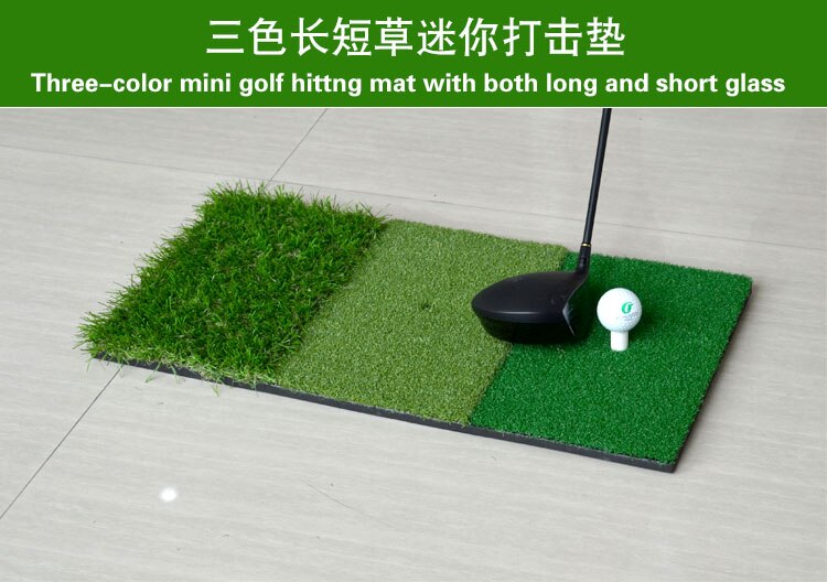 FUNGREEN 12''x24'' Golf Chipping Mat and Net Indoor Outdoor Backyard Practice Golf Mat With Golf Ball Protable Golf Training Aid
