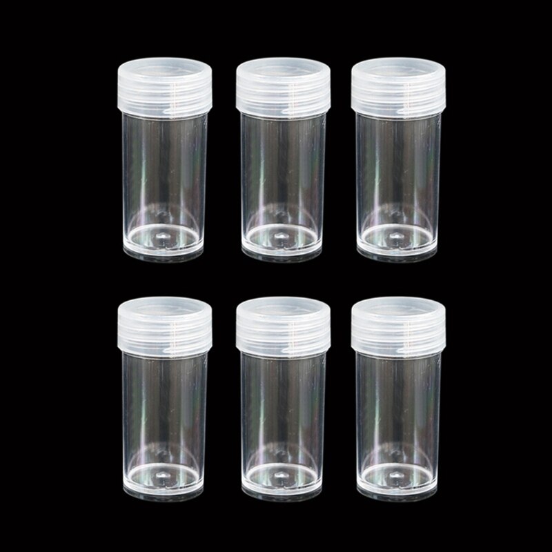Clear Plastic Bead Storage Containers Set Jars Diamond Painting Accessory Box Transparent Bottles for DIY Diamond Transparent B