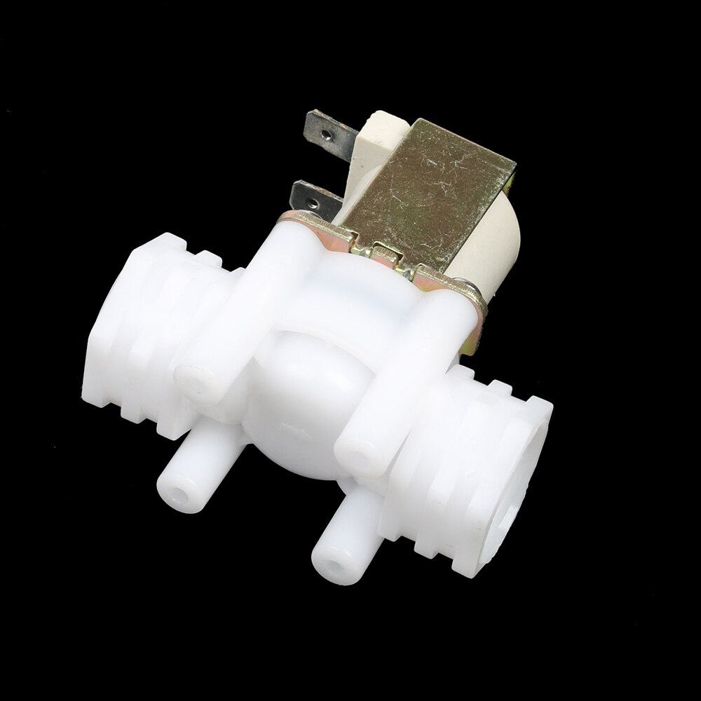 Quarter 4" internal thread plastic solenoid valve DN15 G1/2 internal thread DC12VDC24VAC220V Normally closed with pressure