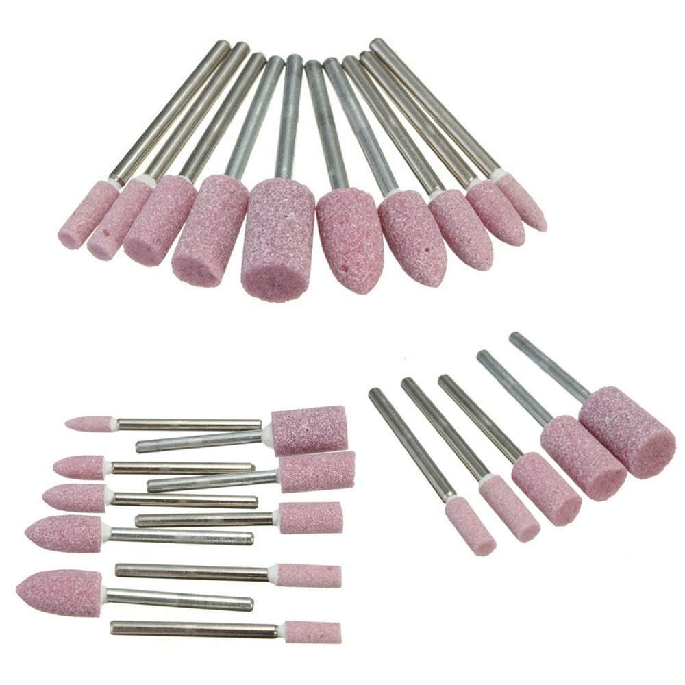 WUCID 100 Pcs Abrasive Stone Points Electric Grinding Accessories - View #3