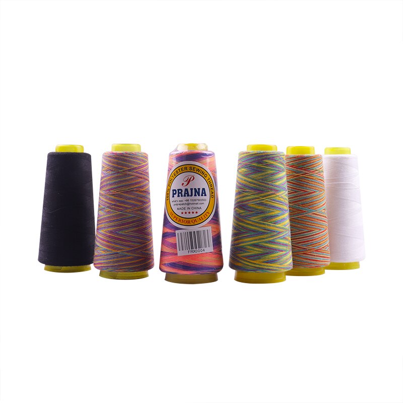Gradient Color Polyester Sewing Thread Sewing Supplies High Tenacity Cotton Machine Overlock Sewing Accessories DIY