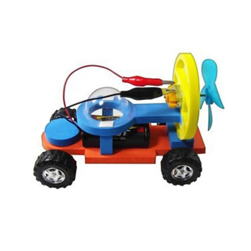 Wind Power Elektrische Racing Model Kit Speelgoed Voor Jongens Wetenschap Training Kind Experiment Handgemaakte Montage Natuurkunde Speelgoed Voor Kid: Default Title