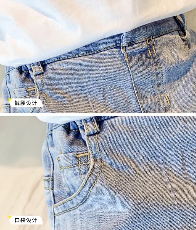 Baby Girls Denim Shorts Teenagers Summer Lace Short Pants Kids Beach Clothes Children's Shorts For Teenage Girls 4 6 8 10 12 14T