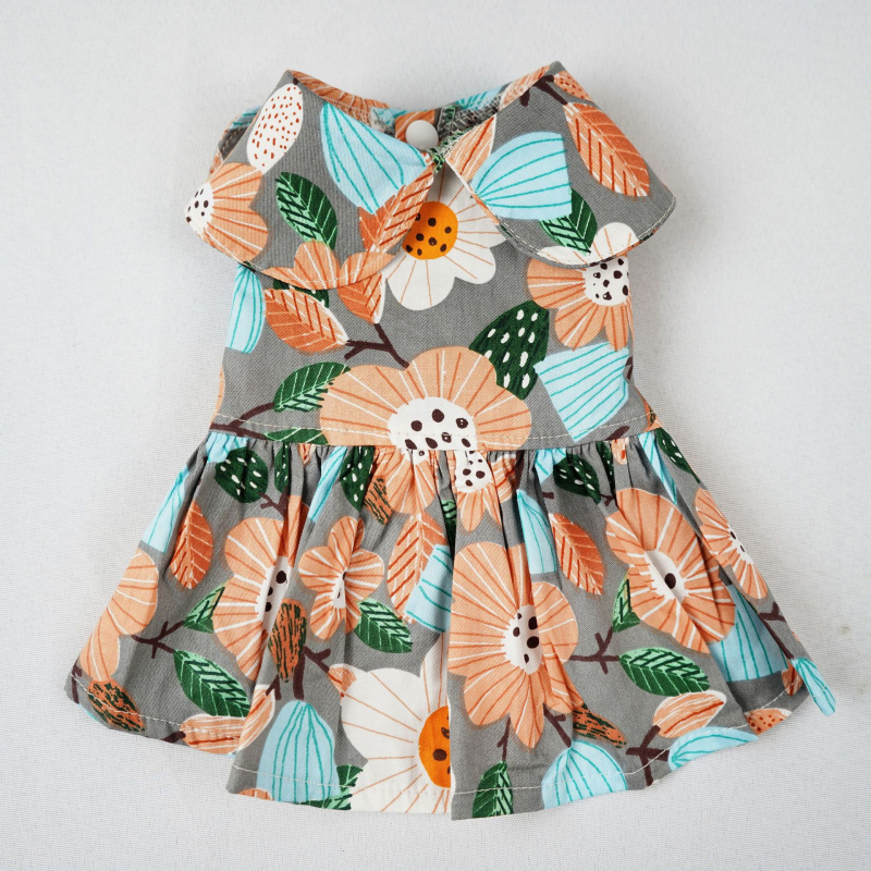 Letnia sukienka dla zwierzaka strój dla szczeniaczka dla małych psów sukienki wizytowe pomorskie maltańskie Shih Tzu sznaucer pudel corgi chihuahua stroje