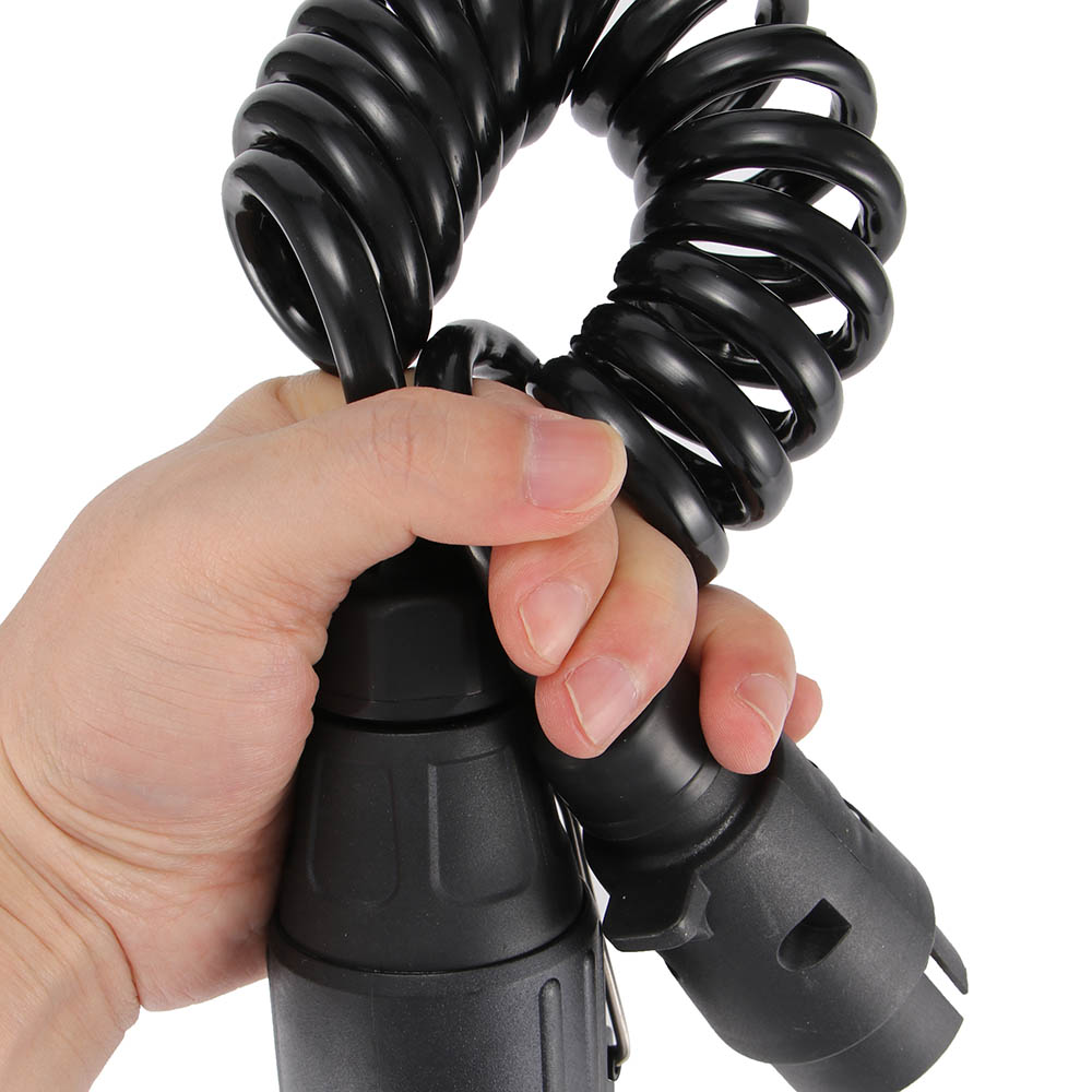 200/300cm Extension Cord Wiring Caravan Connectors 12V Car Accessories 7-13 Pin Trailer Plug Socket With Spring Cable