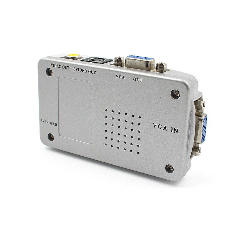 Universal NTSC PAL VGA To TV AV RCA Signal Adapter Converter Video Switch Box Composite For Computer Laptop PC