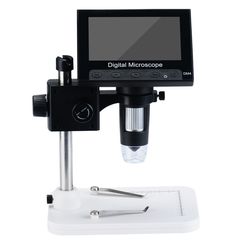 1000X Digital USB Microscope portable electronic video microscope for soldering reading With 4.3" HD