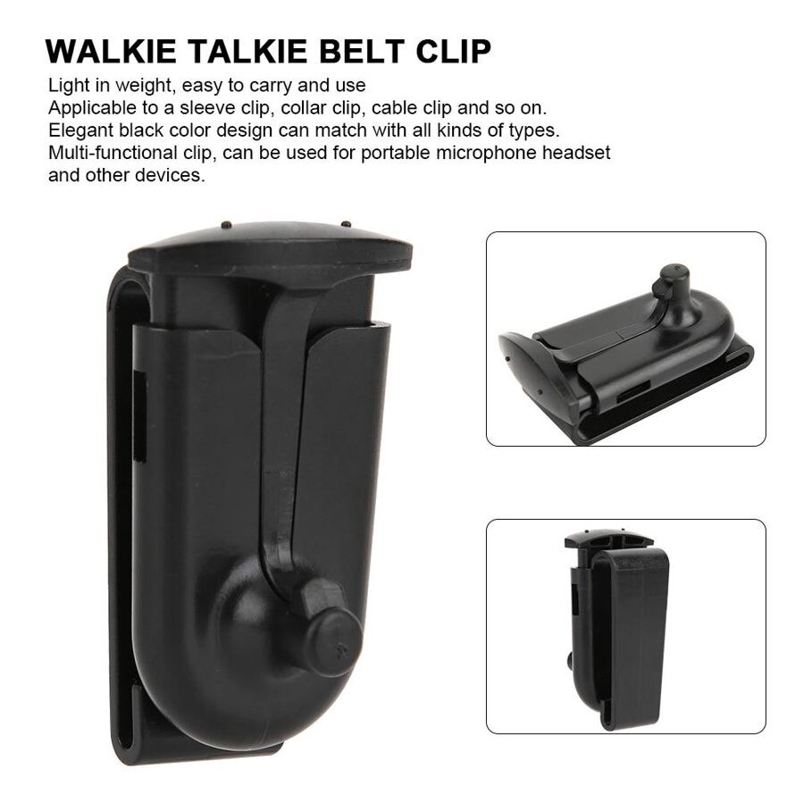10pcs Portable Walkie Talkie Back Belt Clips Multifunctional Interphone Clip Fit for Motorola T-5720 5420 5428 5628 Radio Clip
