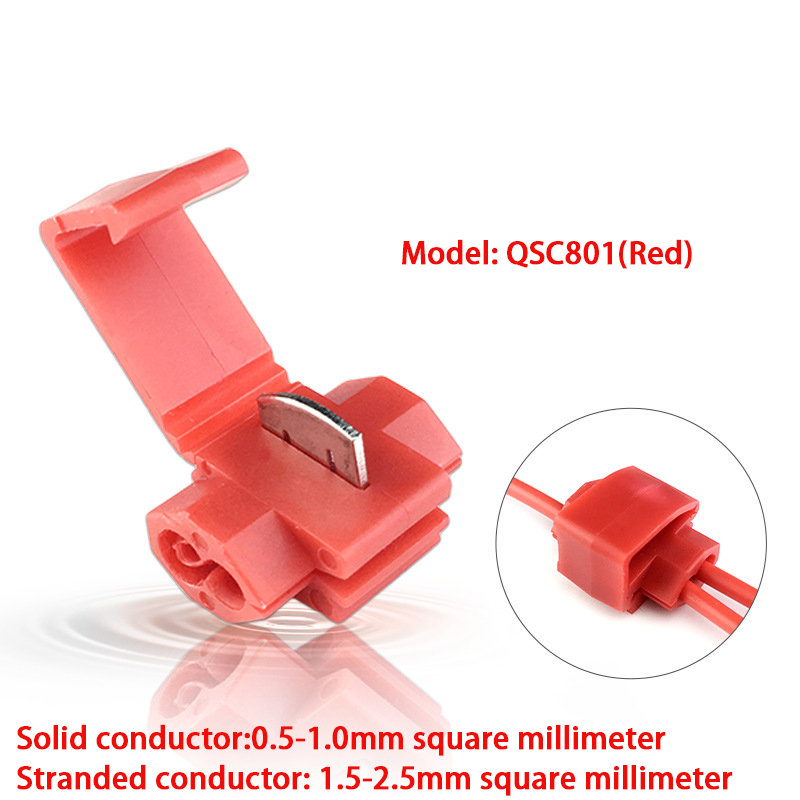 10-50 Stuks Draad Kabel Connectors Scotch Lock Elektrische Quick Splice Terminals Crimp Niet-destructief Zonder Breken Lijn AWG 22-18: Donkergrijs / 5-9 Stks