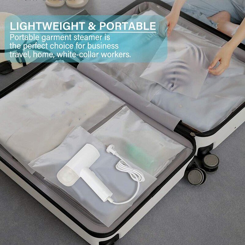 Vaporera para ropa, vaporera portátil de mano para ropa de casa/viaje, telas elimina arrugas para ropa fresca, enchufe de EE. UU.