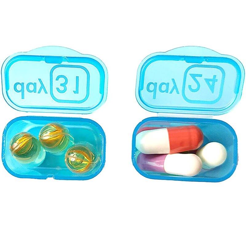 31-Day Pill Organizer Maandelijkse Medicatie Dispenser Case Voor Reizen B99