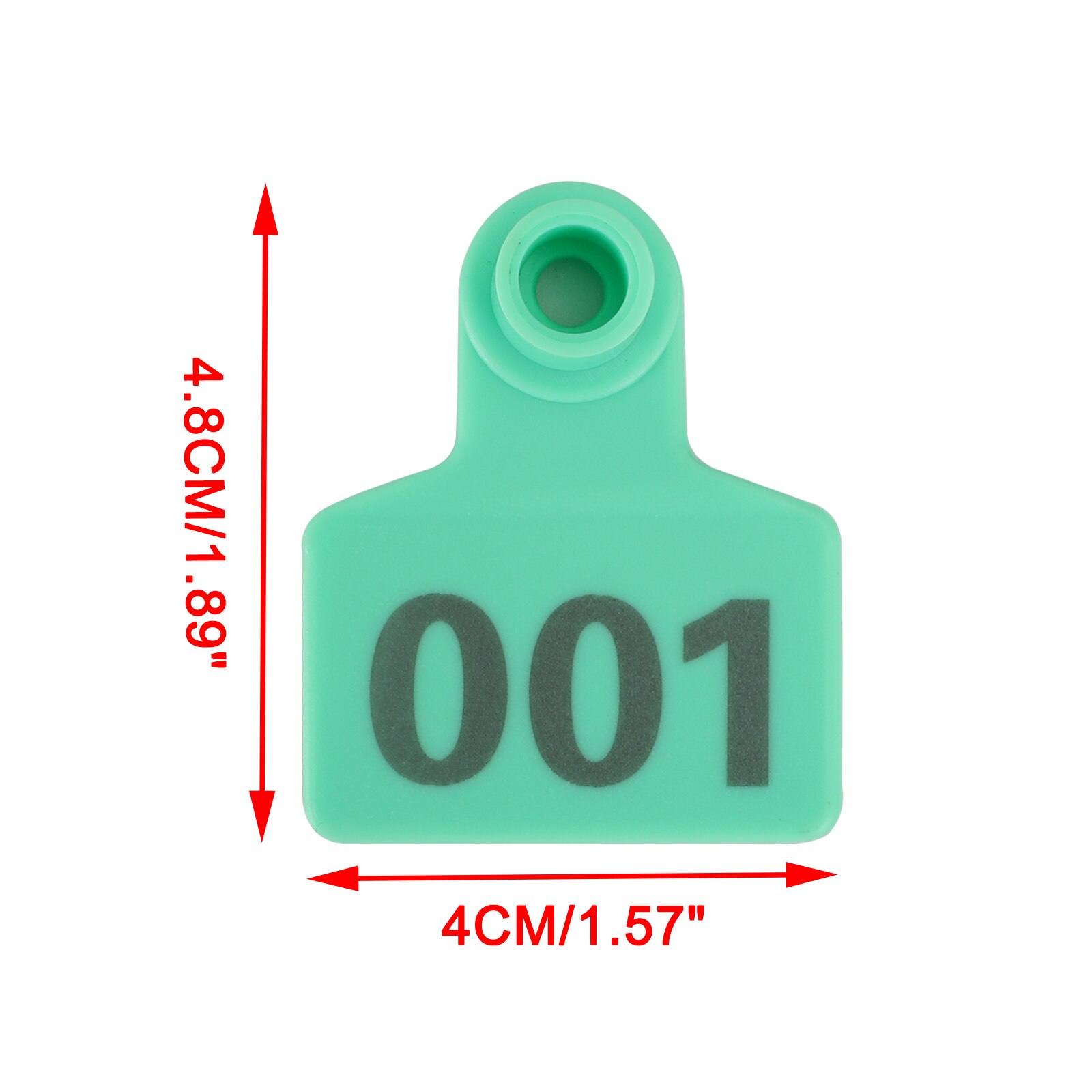 Artudatech 001-100 Number Animal Livestock Ear Tag Cattle Cow Pig Label + Applicator Plier