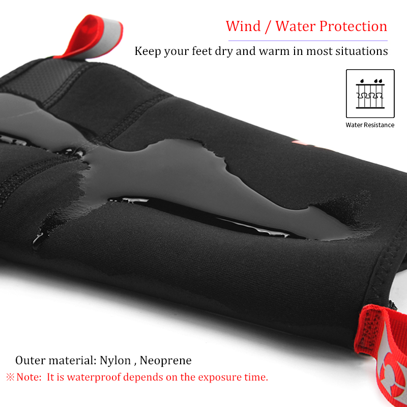 Fahrrad-Überschuhe, MTB-Schuhe, Stiefelüberzüge, Winter, warm, Thermo-Neopren-Überschuhe, wasserdichte Fahrrad-Überschuhe unter 0 ° Temp