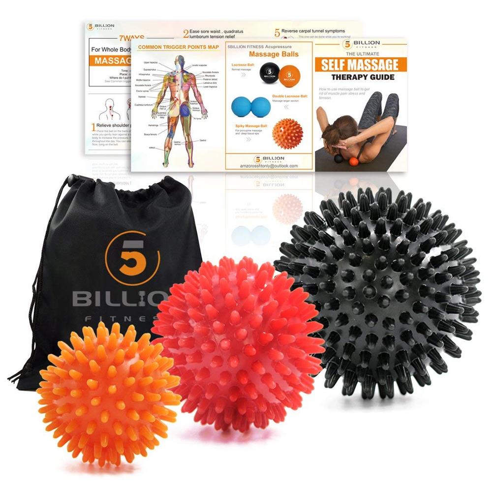 Procircle fitness bold massage sæt til myofascial frigivelse, mobilitet & amp; fysioterapi - fantastisk hals &amp; fodmassagebolde