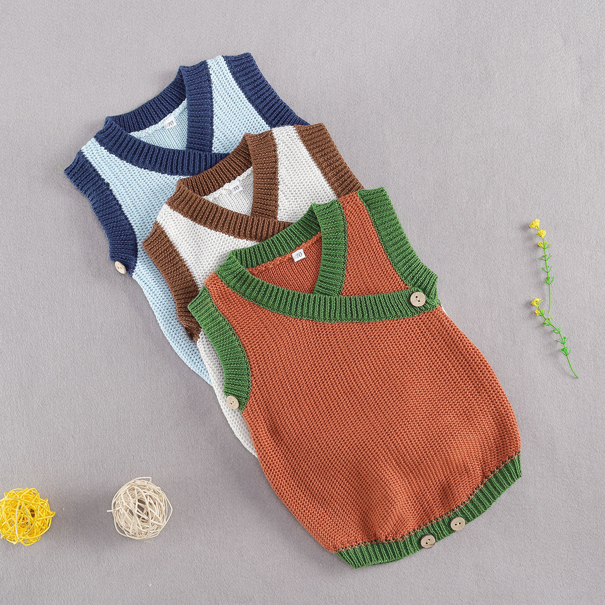 Winter Warm Kinderen Gebreide Vest Baby Vest Kids Trui Vest Voor Jongen Peuter Kinderen Kleding Fleece Jacket Mouwloze