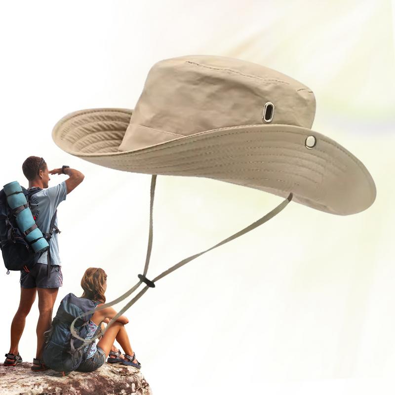 Fishing Hat For Men Sun Protection Windproof Sun Hat Men Fisherman Hat Wide Brim Bucket Hat For Camping Gardening Beach