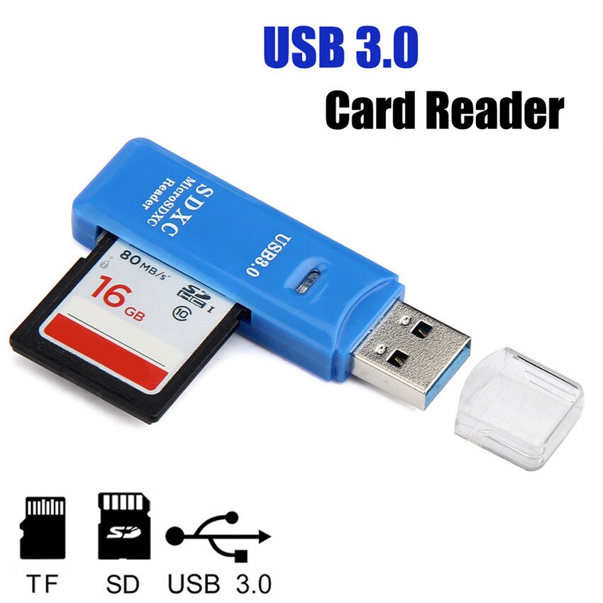 5 gbit/s superspeed mini-usb 3.0 micro-sd/sdxc tf-kartenleser-adapter (kartenleser-adapter für micro-sd, sdhc, tf  m2, mmc)